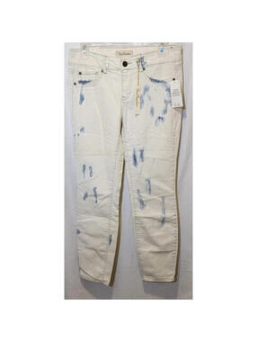 True Freedom White Skinny Jeans Junior 7 W30 Stretch Denim NEW